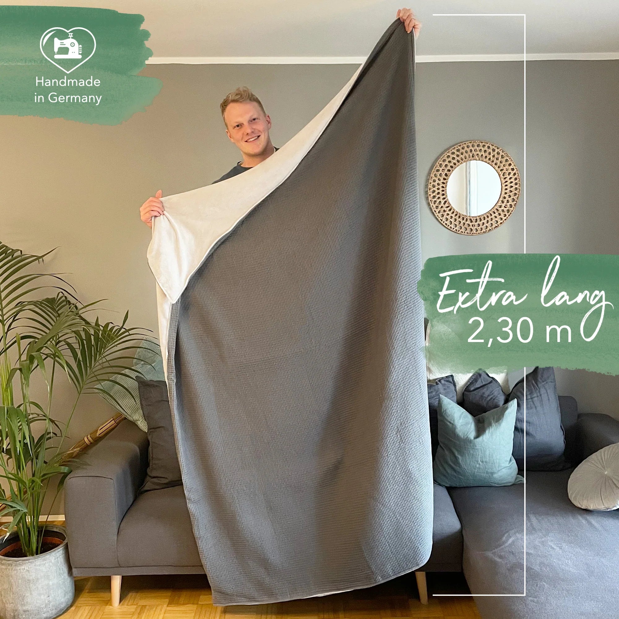 Kuscheldecke auch für große Menschen