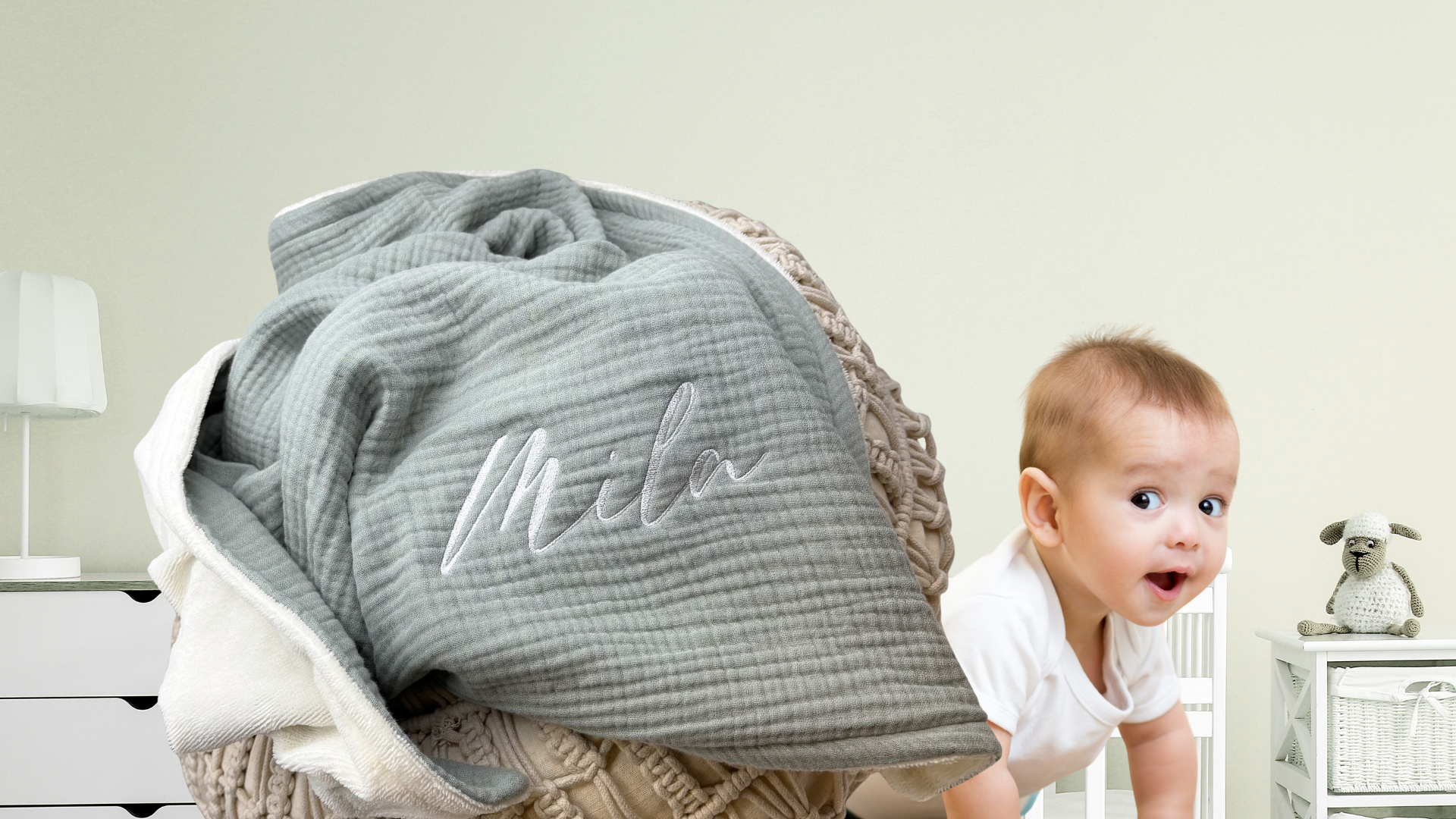 Babydecken mit Namen