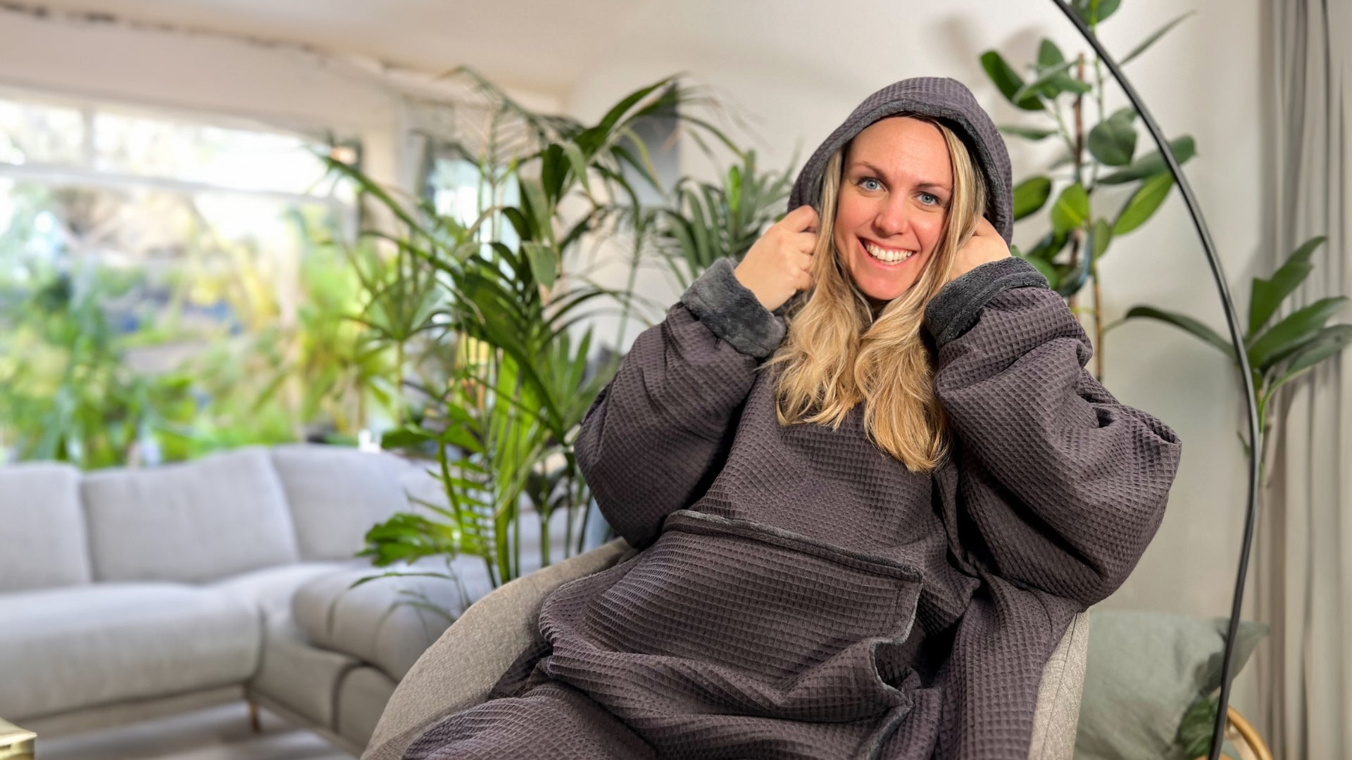 blanketino Kuschel-Hoodie mit Kapuze