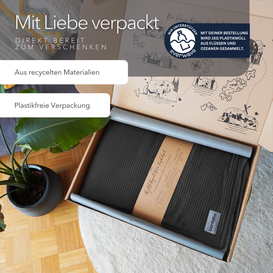 Kuscheldecke mit Ärmeln · Vollkommen · Vulkangrau