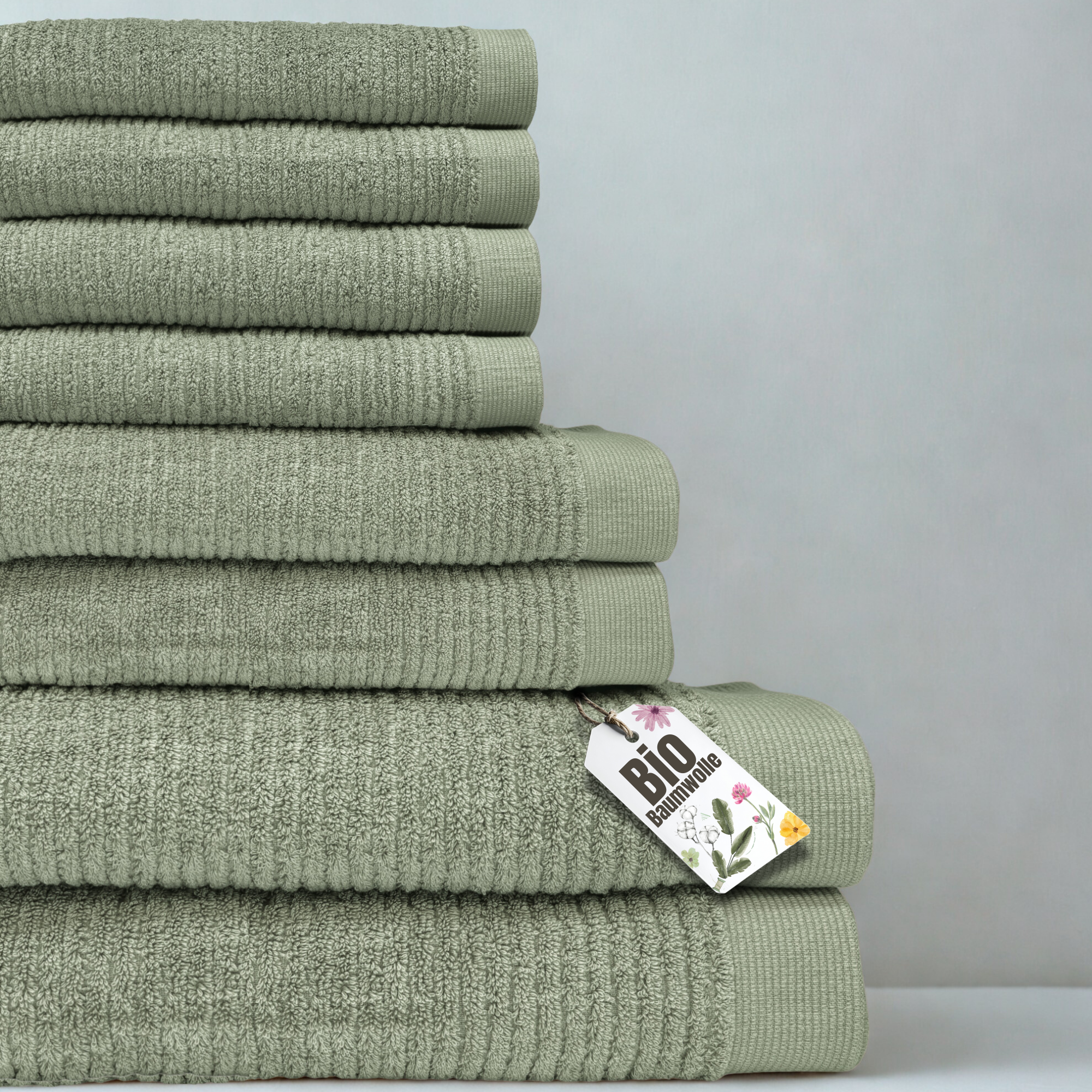 Kuschelige Handtücher im Familien-Set