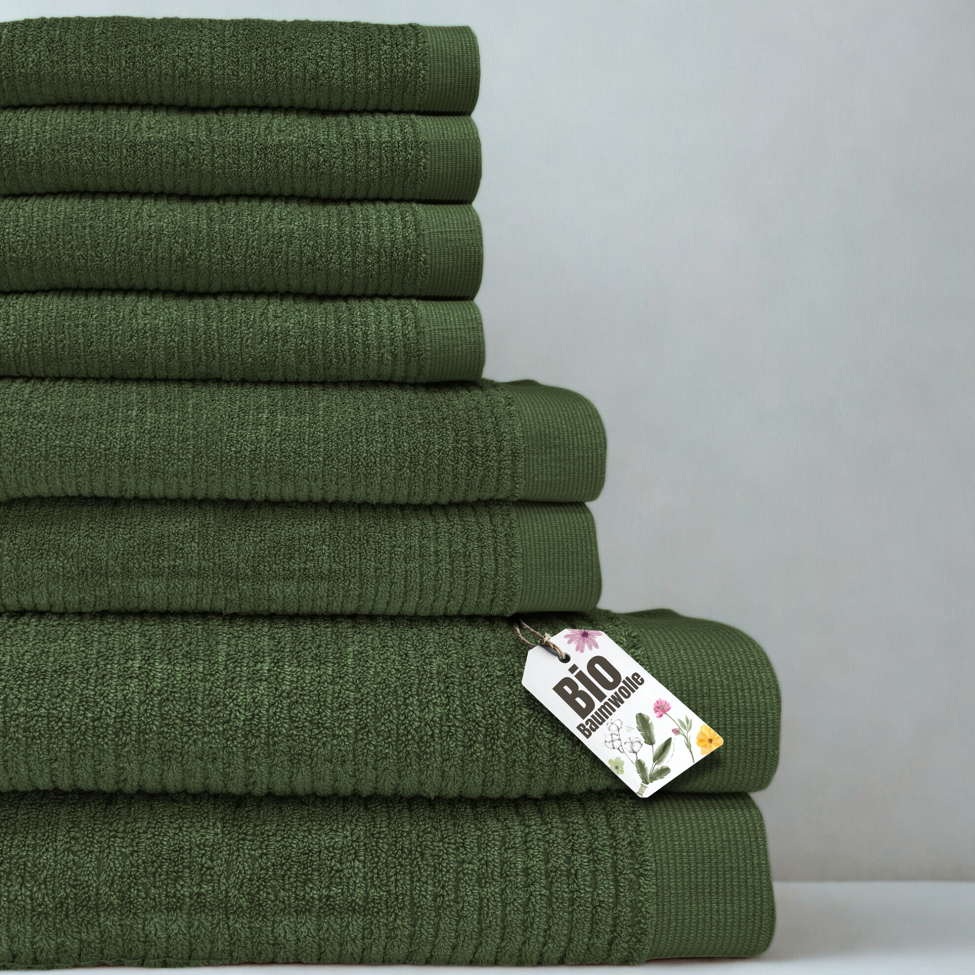 Kuschelige Handtücher im Familien-Set