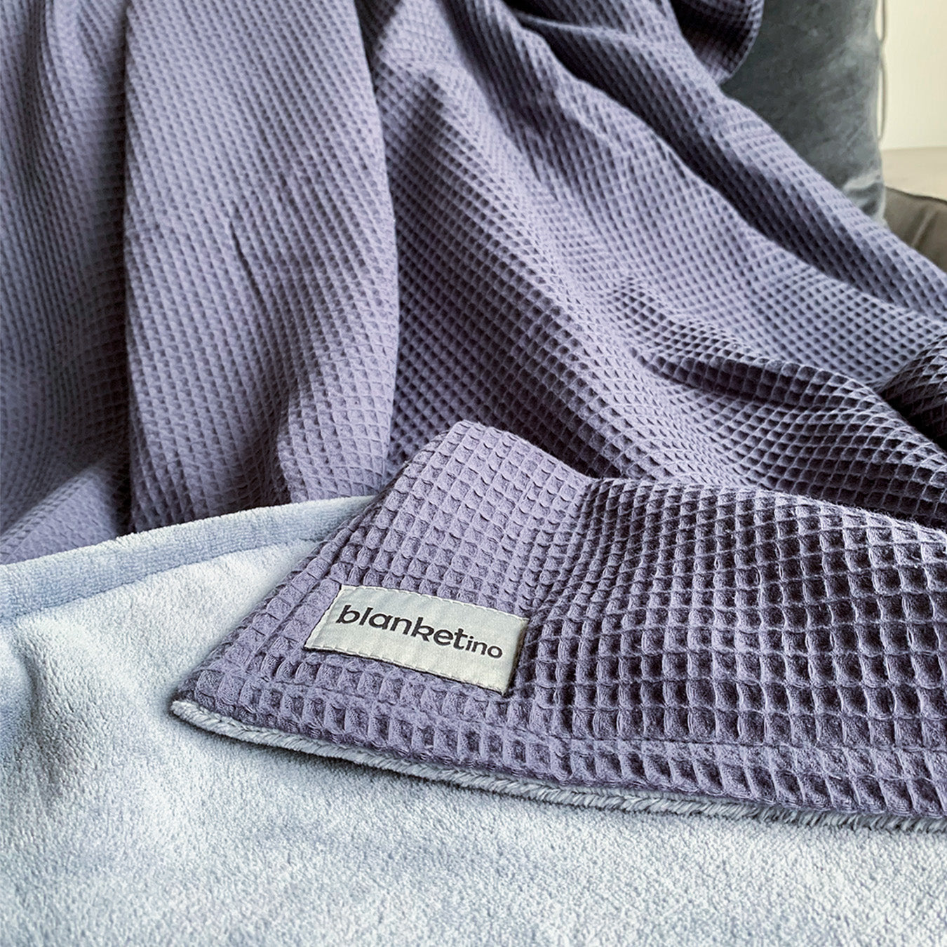 Kuscheldecke "Vollkommen" Nachtblau