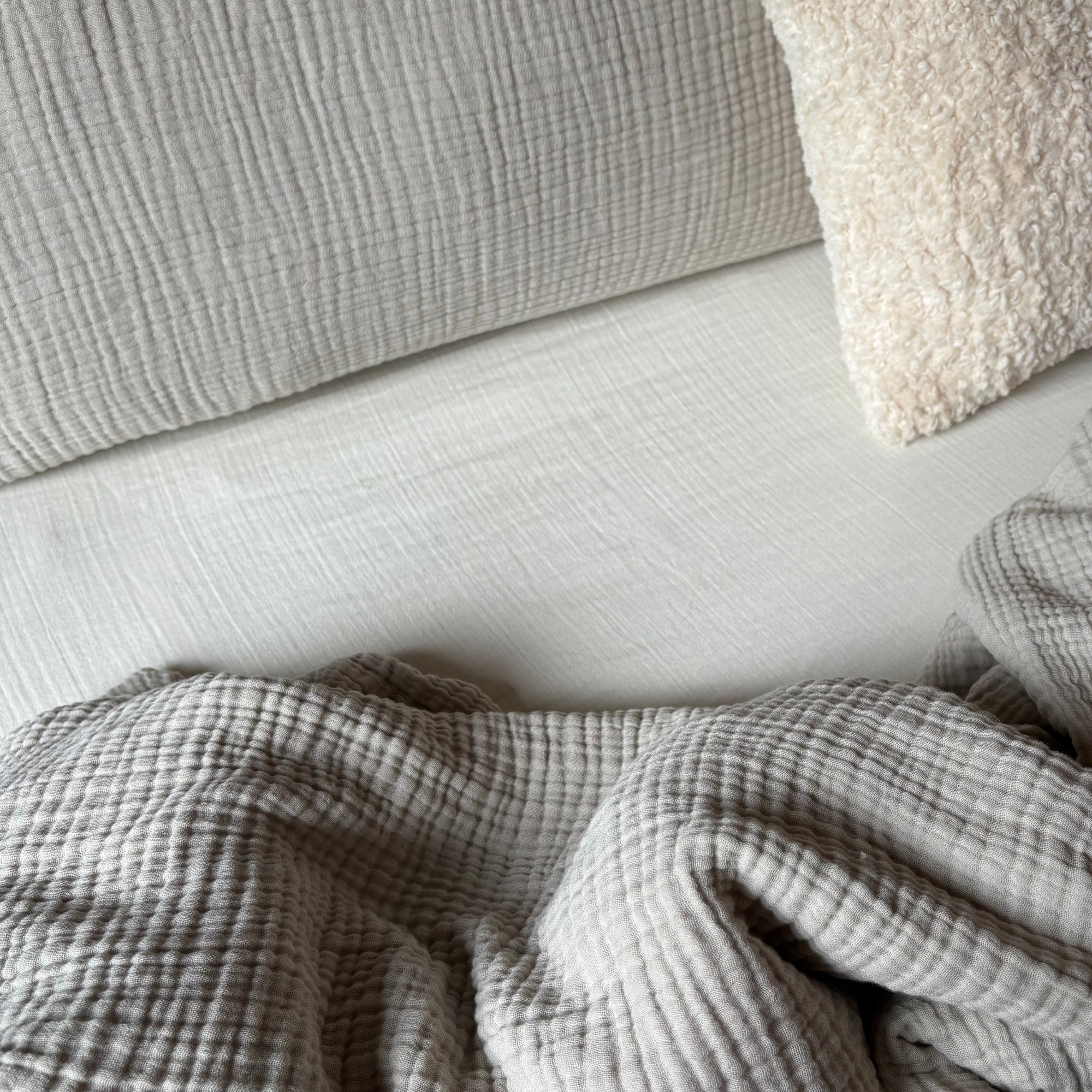 Bio Musselin Spannbettlaken