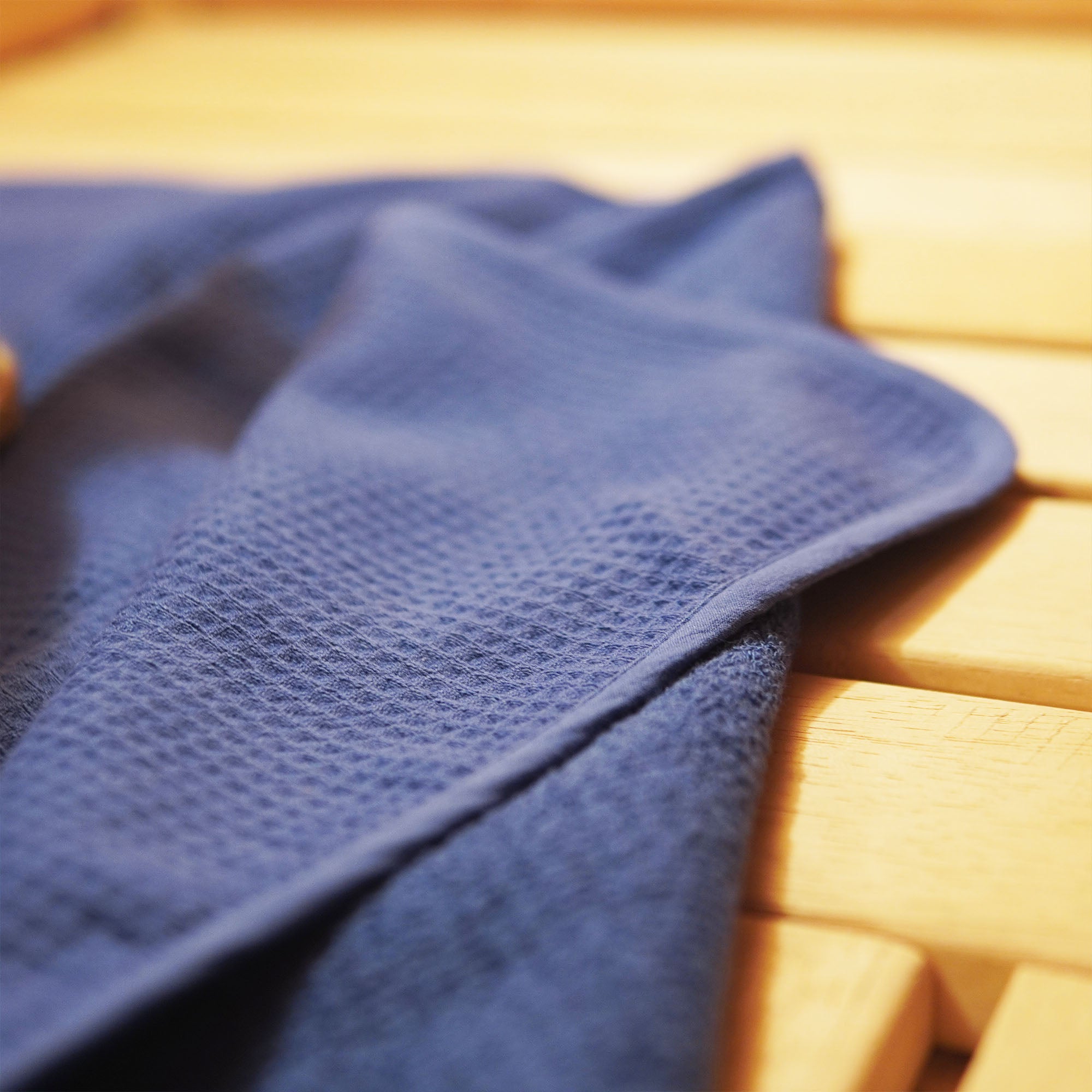 Saunahandtuch aus 100% Baumwolle • 80 x 200 cm • Azurblau