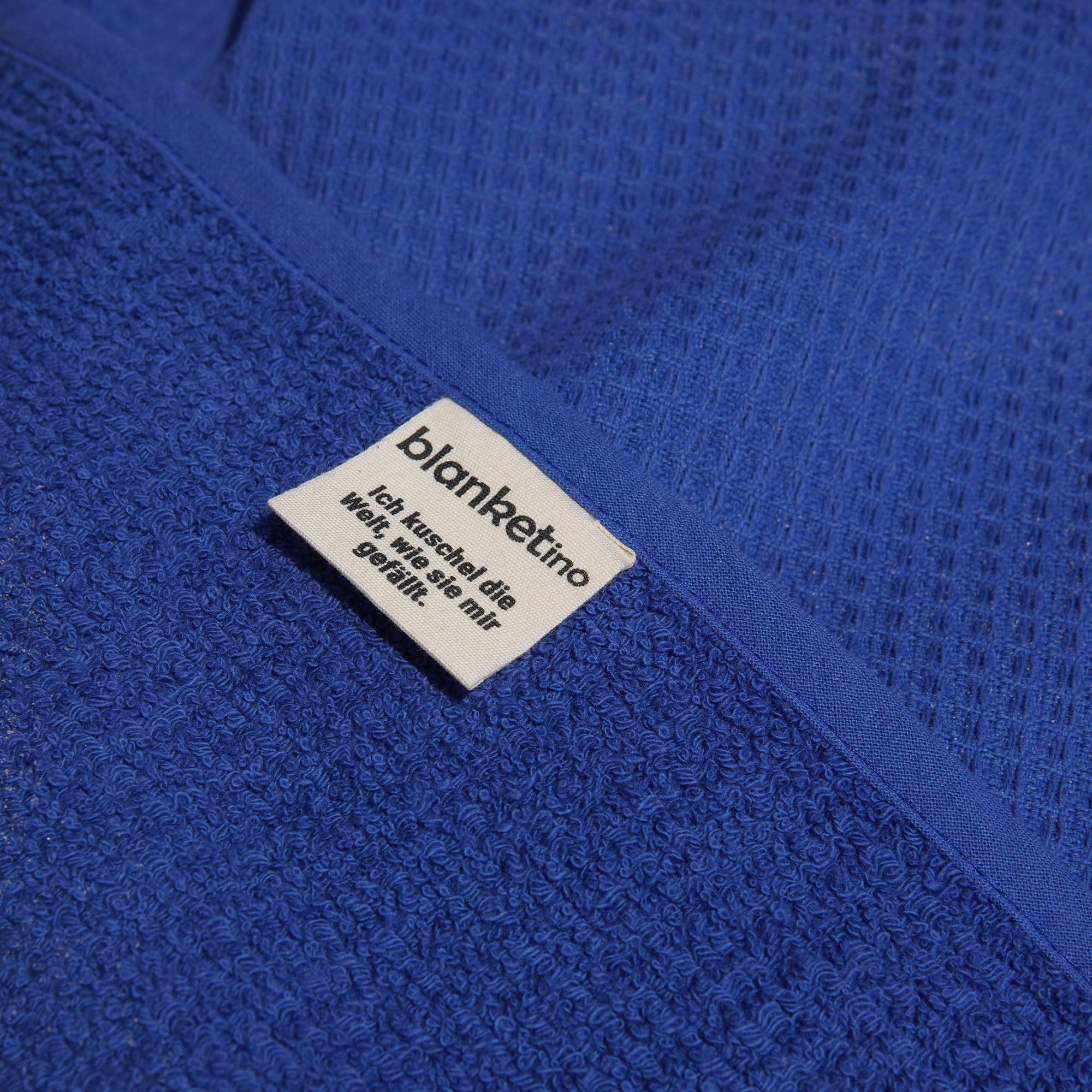 Strandhandtuch XL aus 100% Baumwolle • 145 x 200 cm • Azurblau