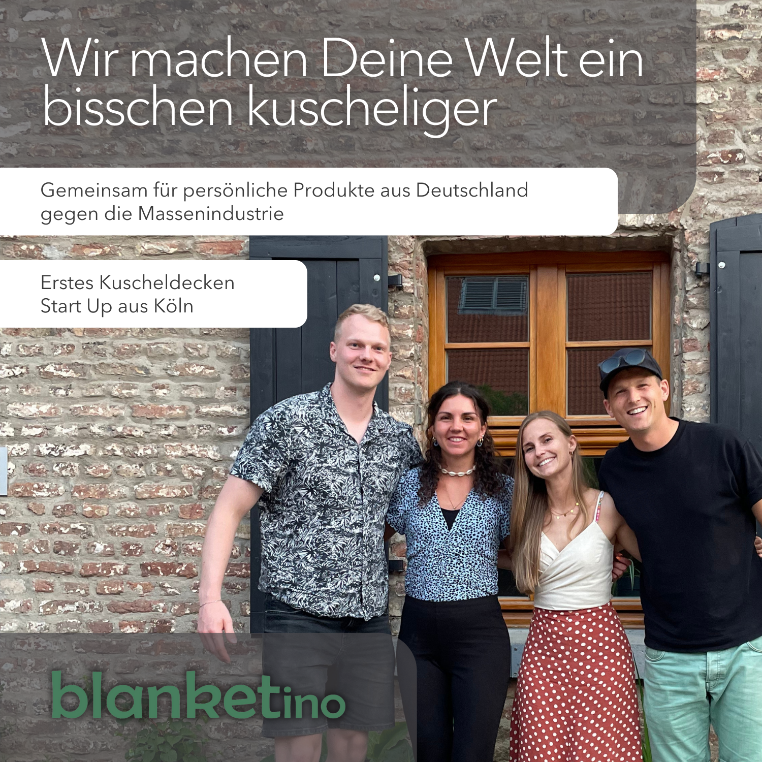 Kuscheldecke "Vollkommen" · Vulkangrau