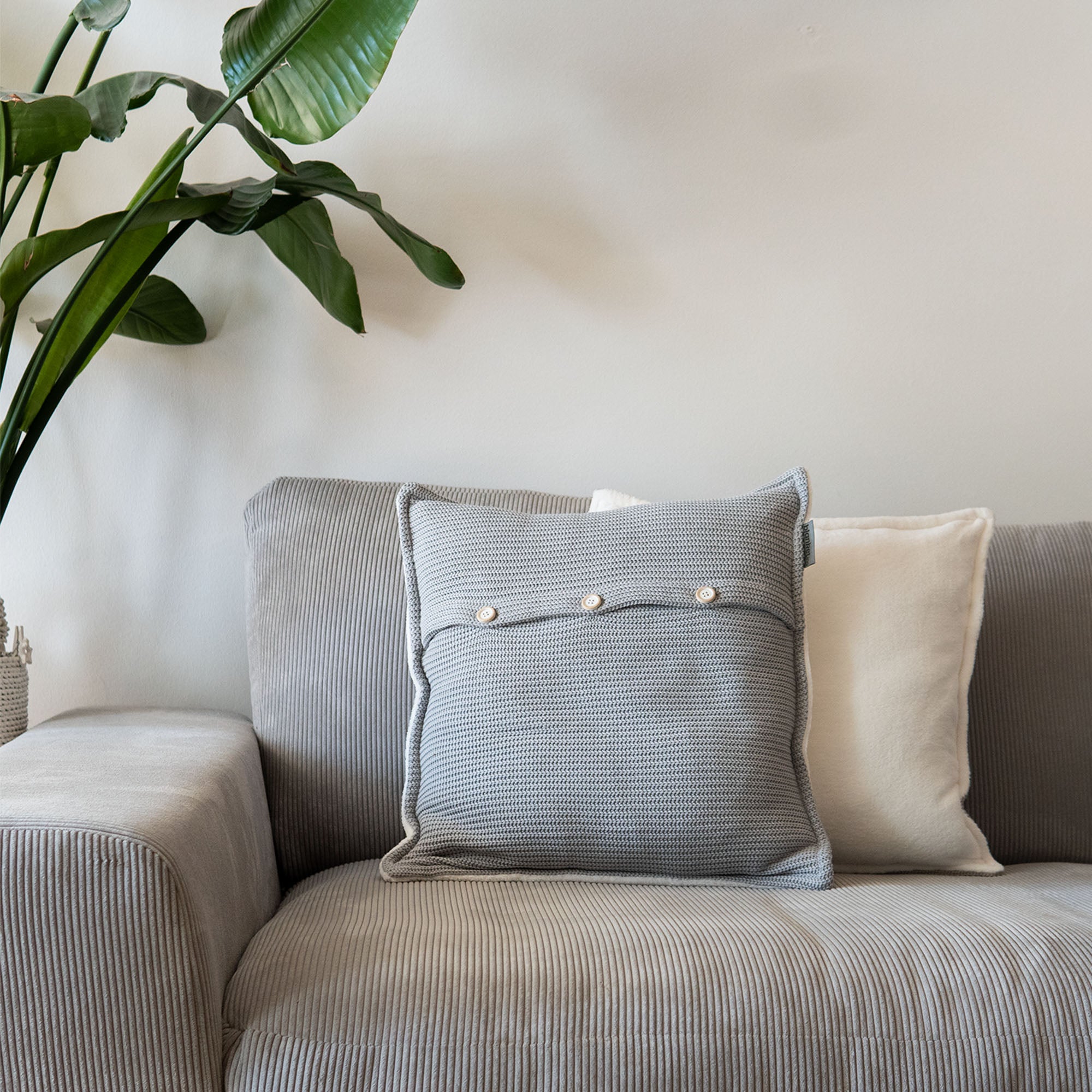 XL Kuscheldecken Set · Baumwollstrick