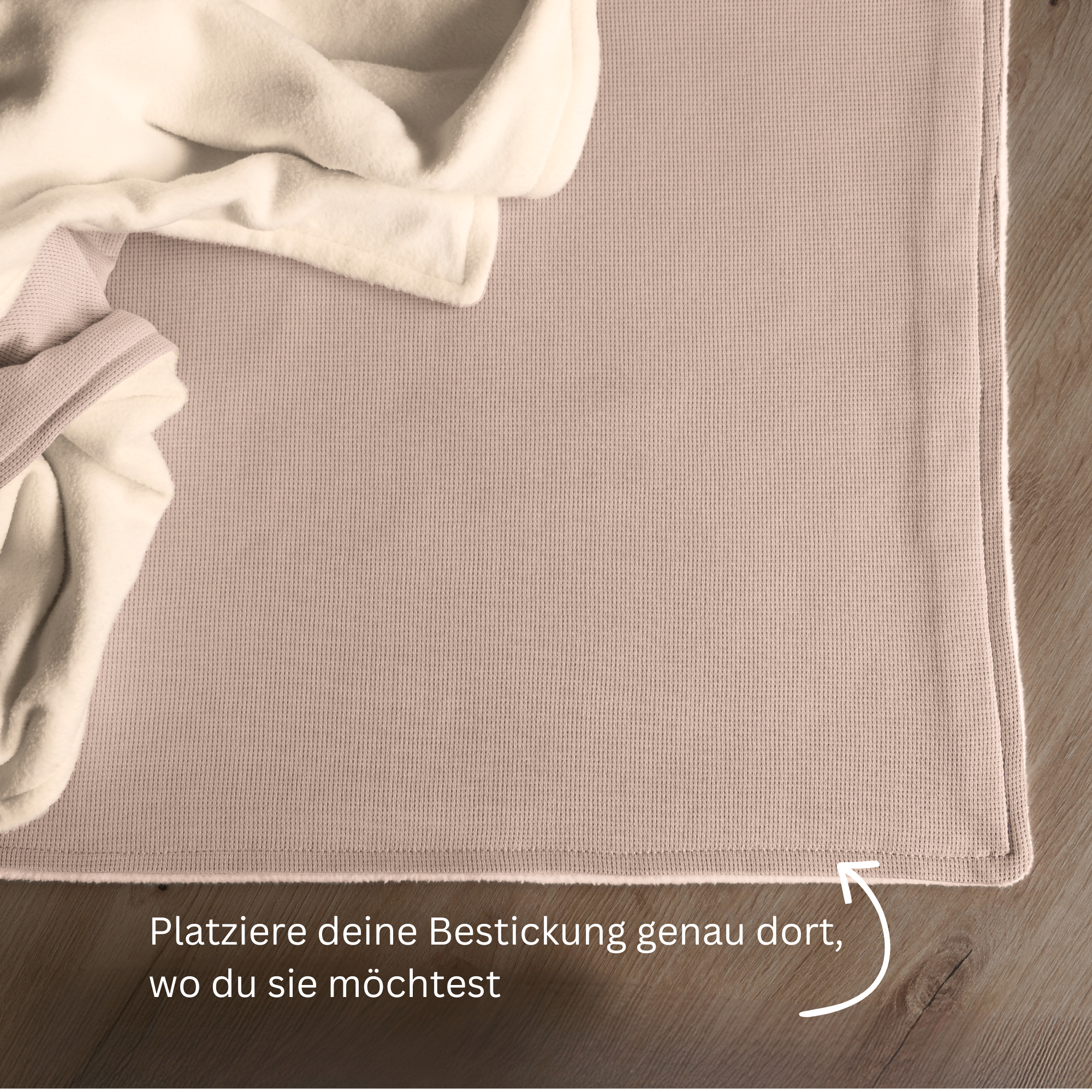 Sommerdecke aus Baumwolle · Cappuccino