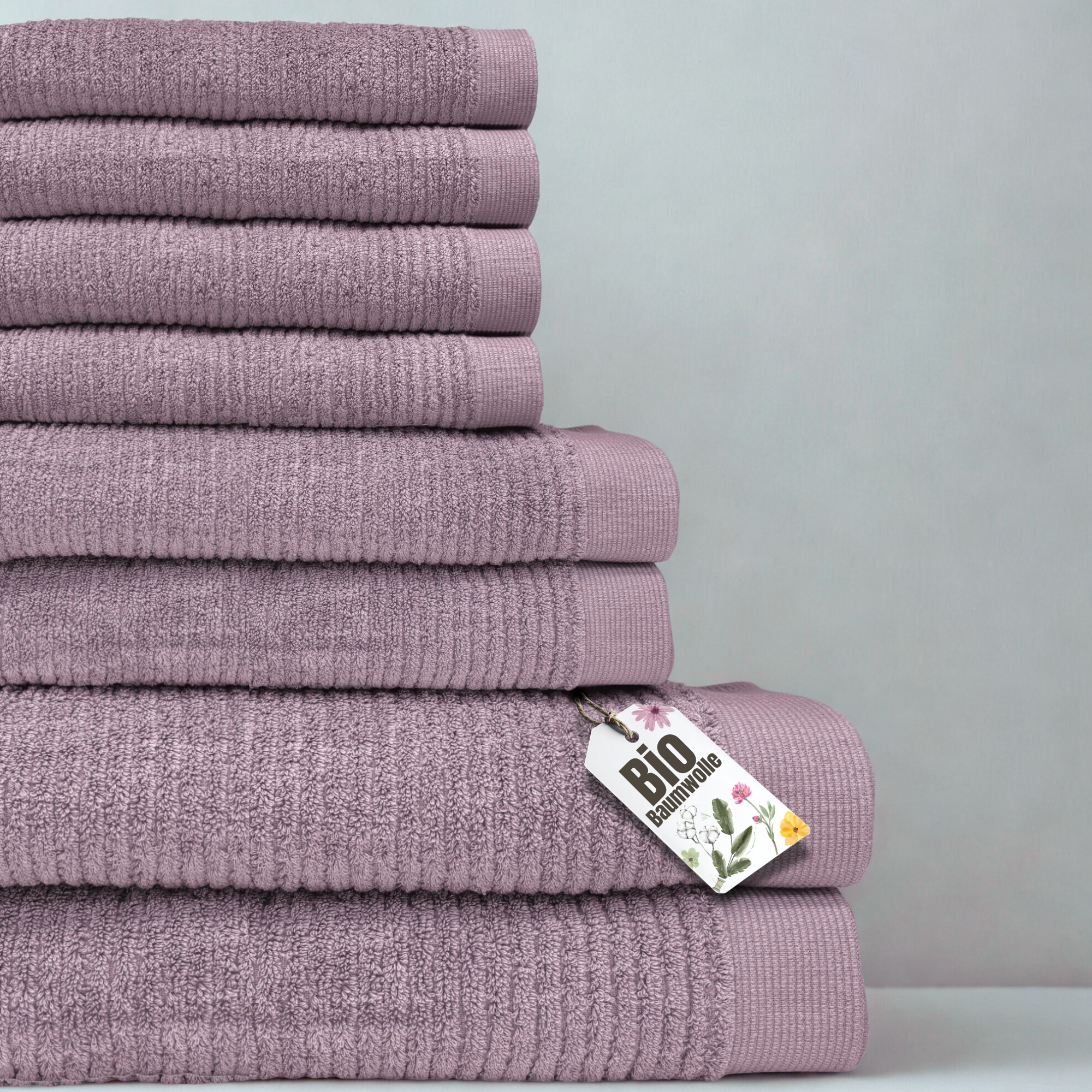 Kuschelige Handtücher im Familien-Set