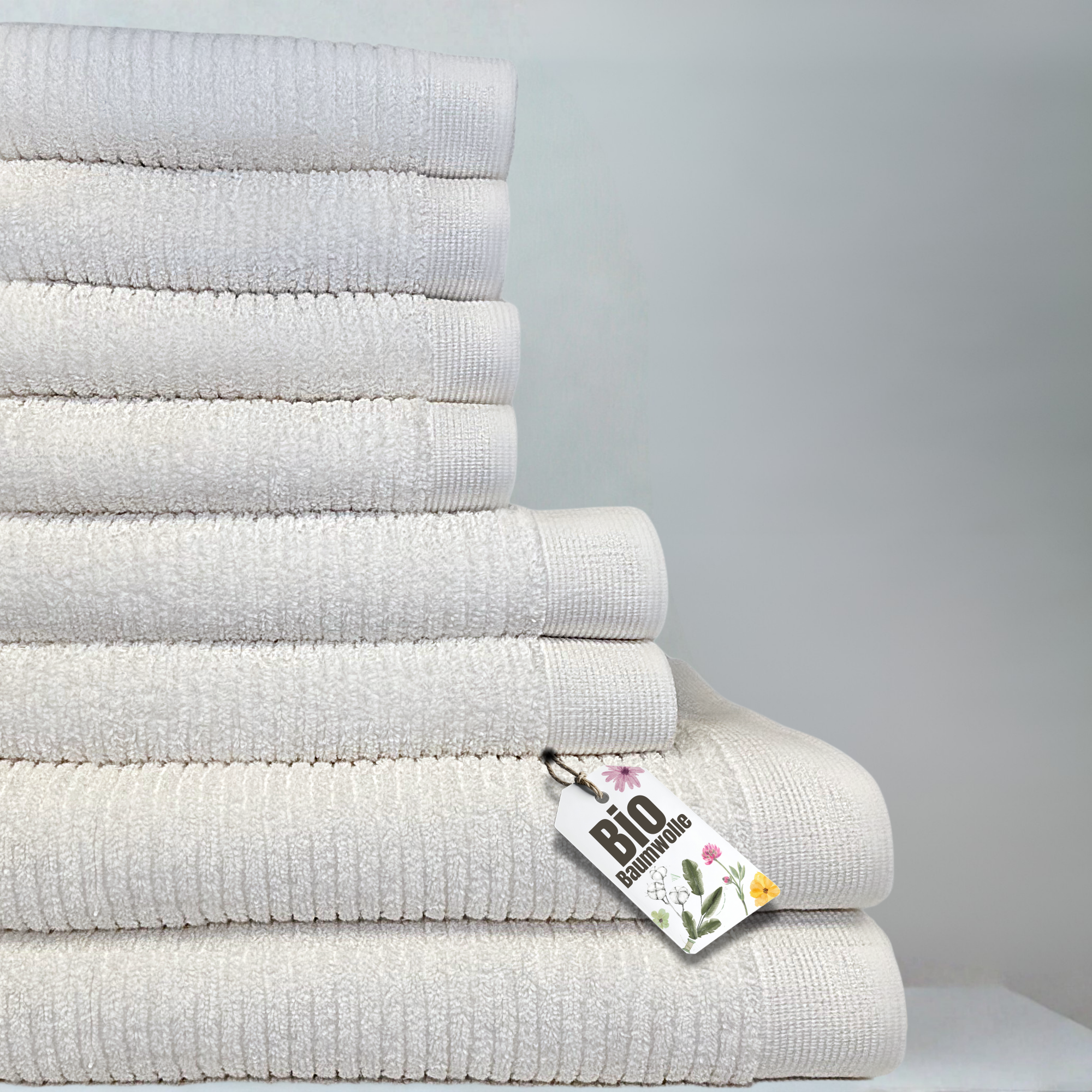 Kuschelige Handtücher im Familien-Set