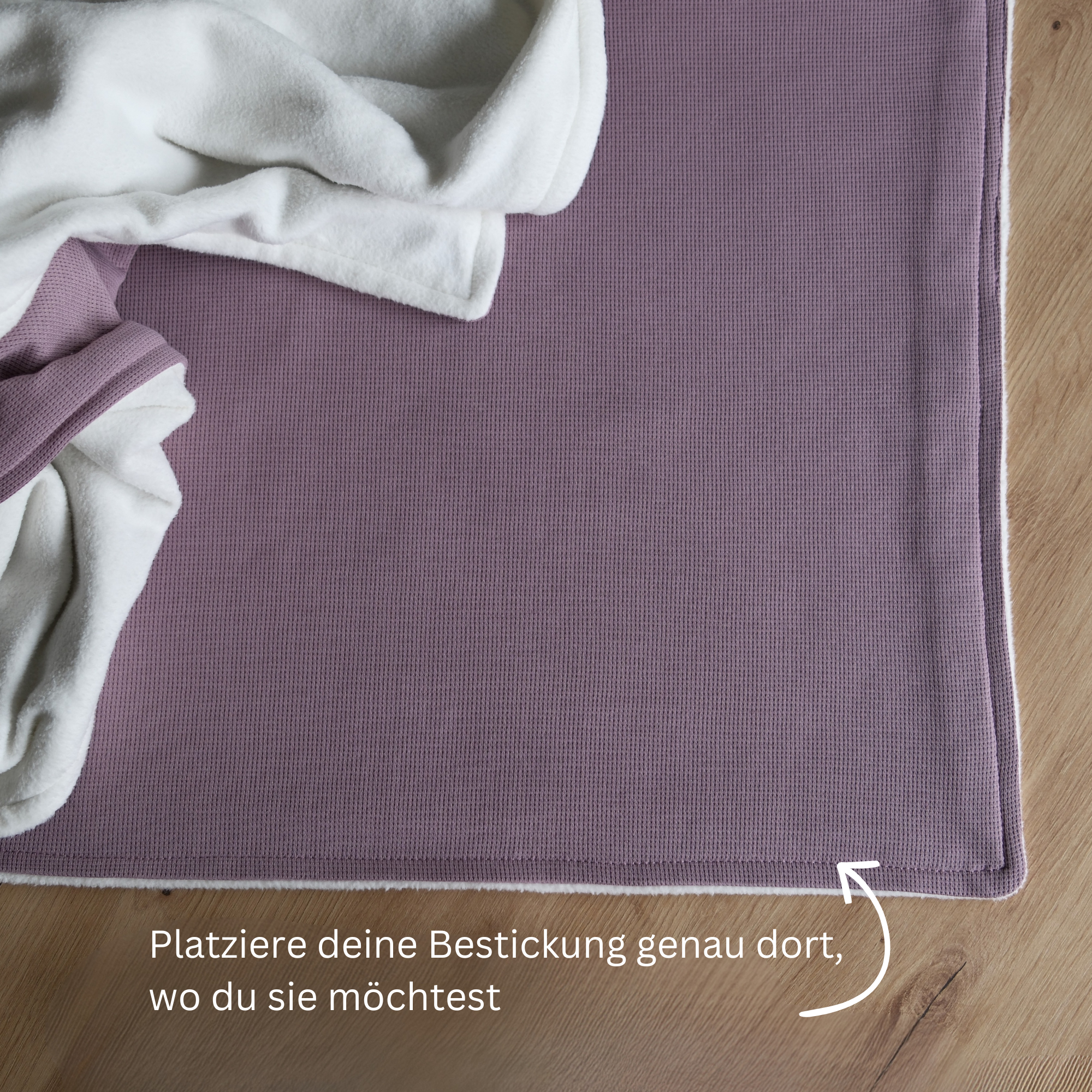 Sommerdecke aus Baumwolle · 150 x 210 cm · Beere